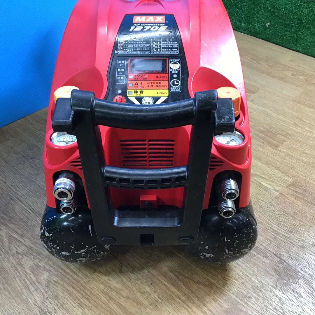★マックス(MAX) エアコンプレッサー AK-HL1270E_レッド【岩槻店】