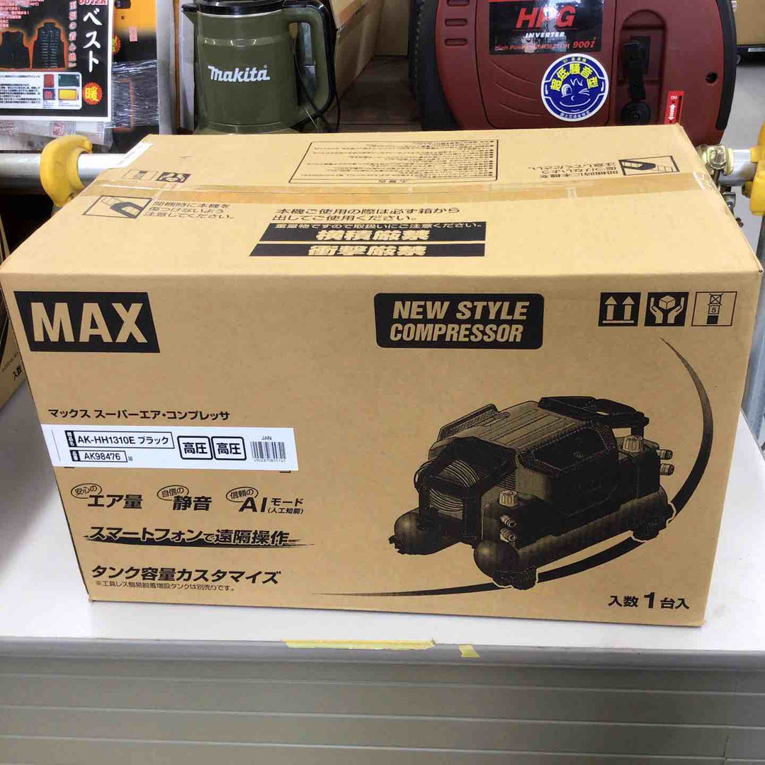 ★マックス(MAX) エアコンプレッサー AK-HH1310E_ブラック【戸田店】