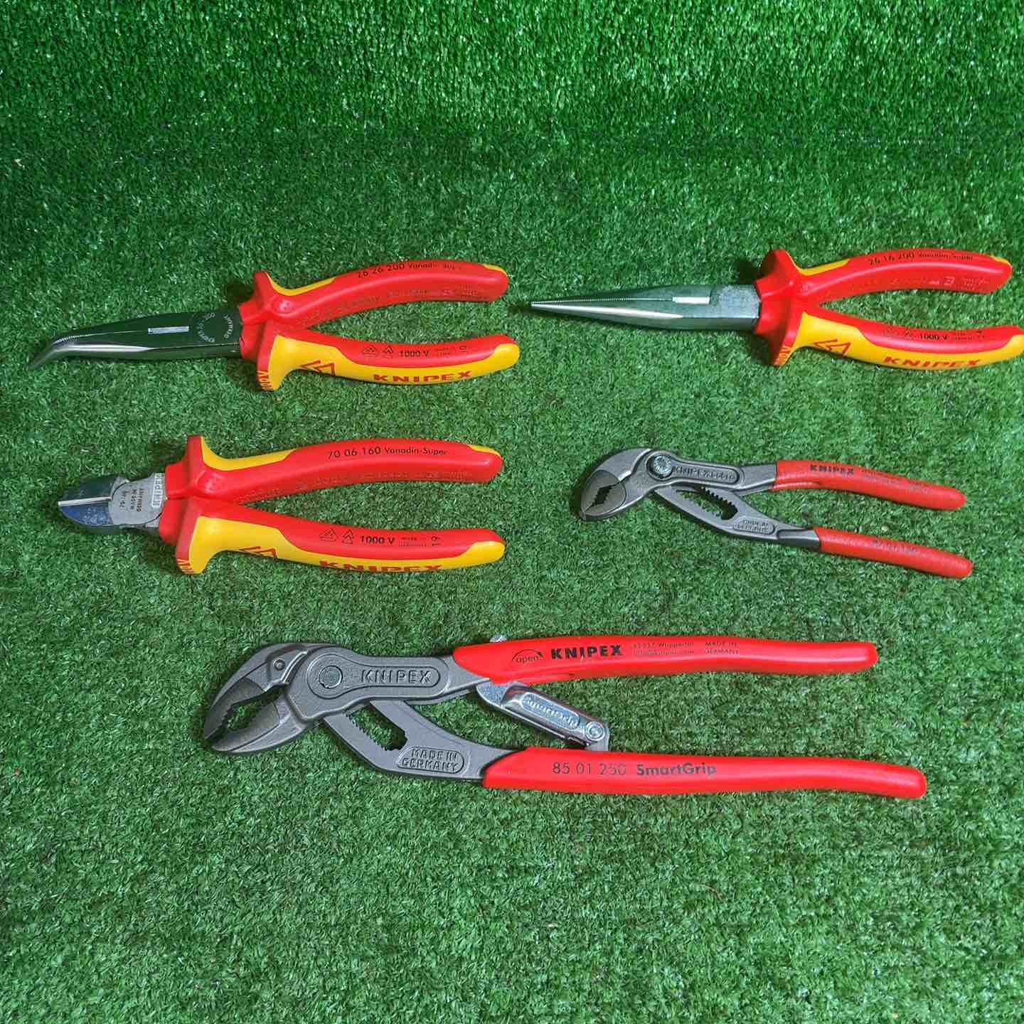 KNIPEX ラジオペンチ ニッパー ウォータポンププライヤー まとめて5点 