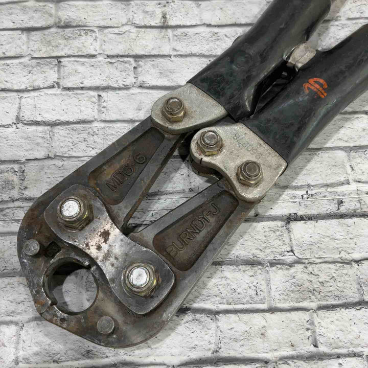BURNDY-J MD6-6 引込線用圧縮圧着工具【川口店】