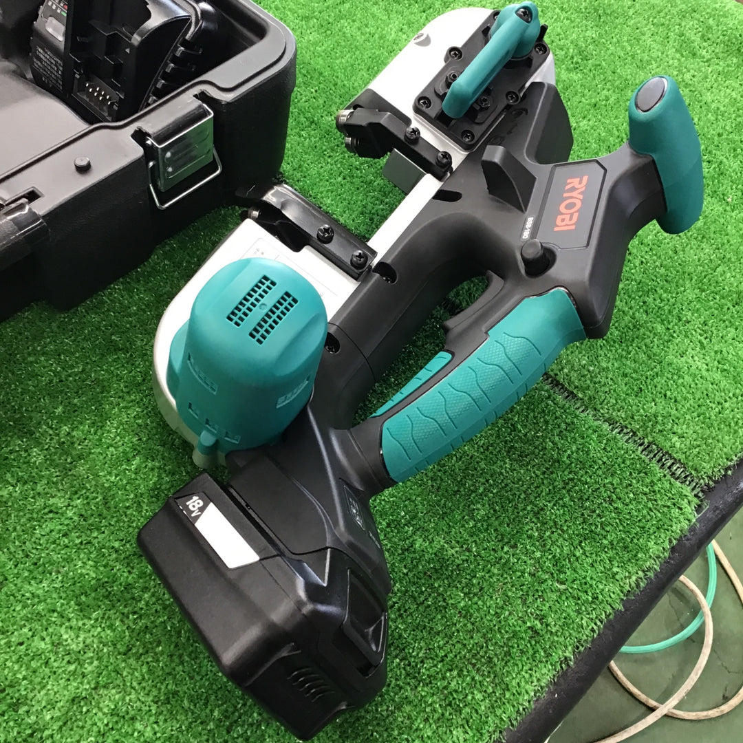 RYOBI 充電式スチールバンドソー BSB-180 フルセット 5.0Ahバッテリ1個 充電器付き【桶川店】