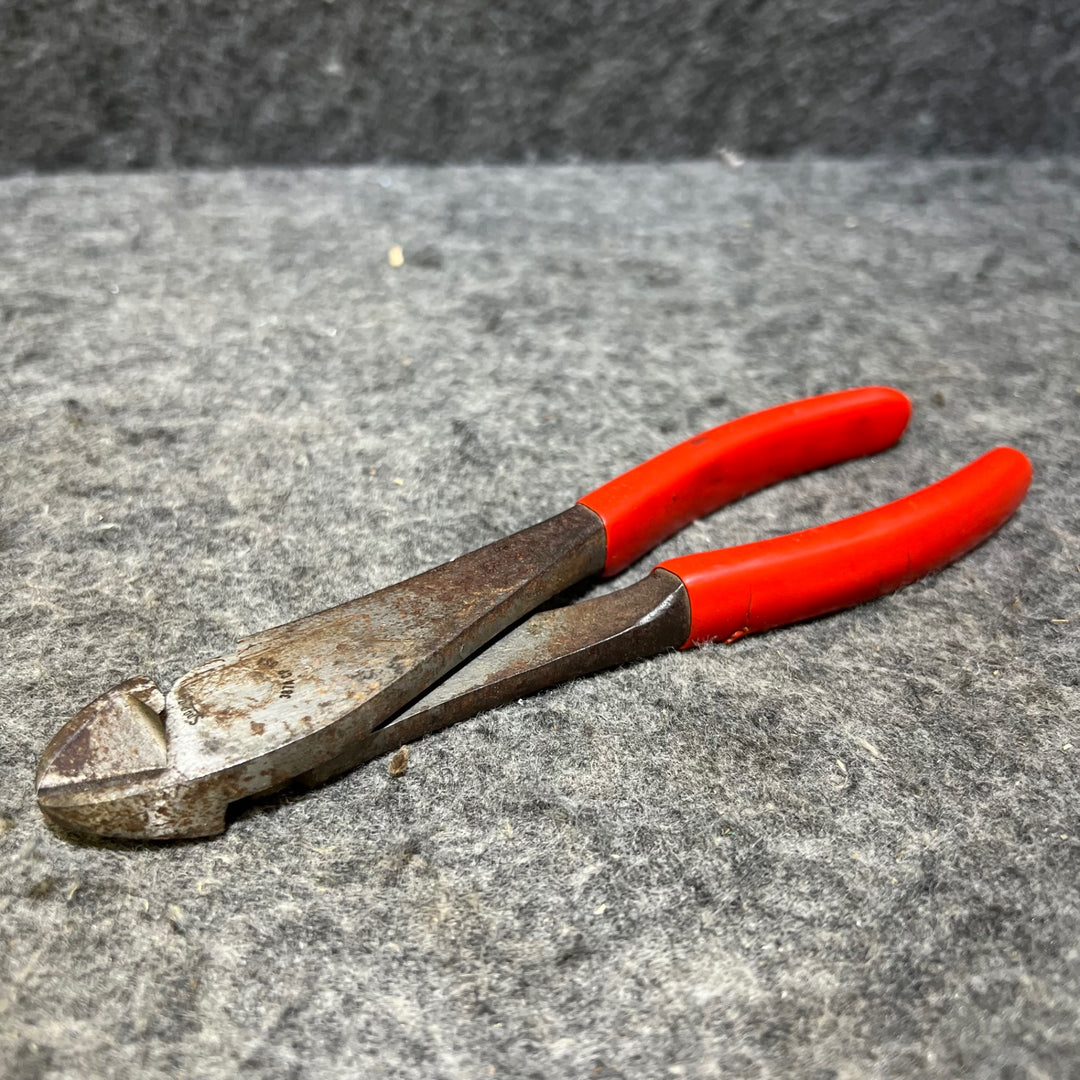 ▲Snap-on スナップオン ニッパー 87ACP 全長185mm 中古希少 旧ロゴ *さび有【桶川店】