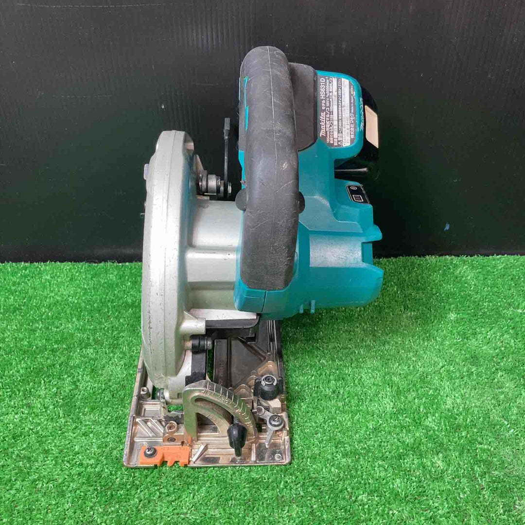 ★マキタ(makita) コードレス丸のこ HS631DZ 18V6.0Ahバッテリー付【岩槻店】