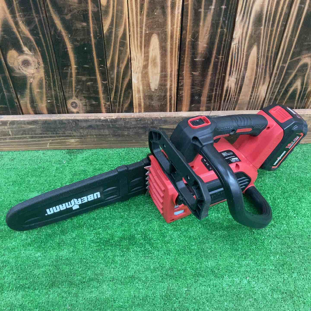 UBERMANN ウーバマン 18V 充電式チェンソー250mm バッテリ付き【桶川店】