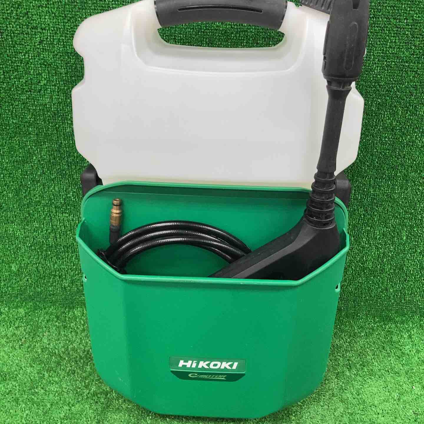 美品【動作確認済】HiKOKI コードレス高圧洗浄機　日立工機　AW14DBL HiKOKI コードレス高圧洗浄機 AW14DBL（LYP