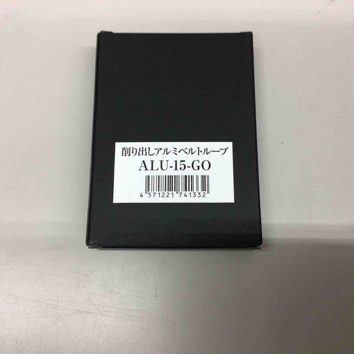 〇ニックス ベルトループ アルミ製 一部削り出し アルマイト加工 ALU-15-GO ゴールド 金【戸田店】