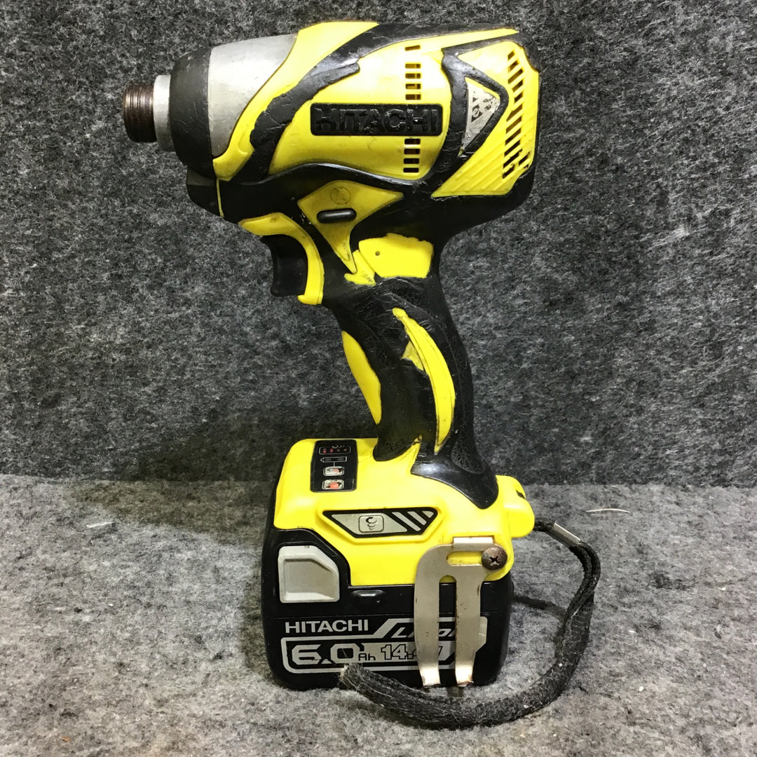 【中古】 日立 14.4V コードレスインパクトドライバ WH14DBAL(NN) 本体+バッテリ付き!【桶川店】