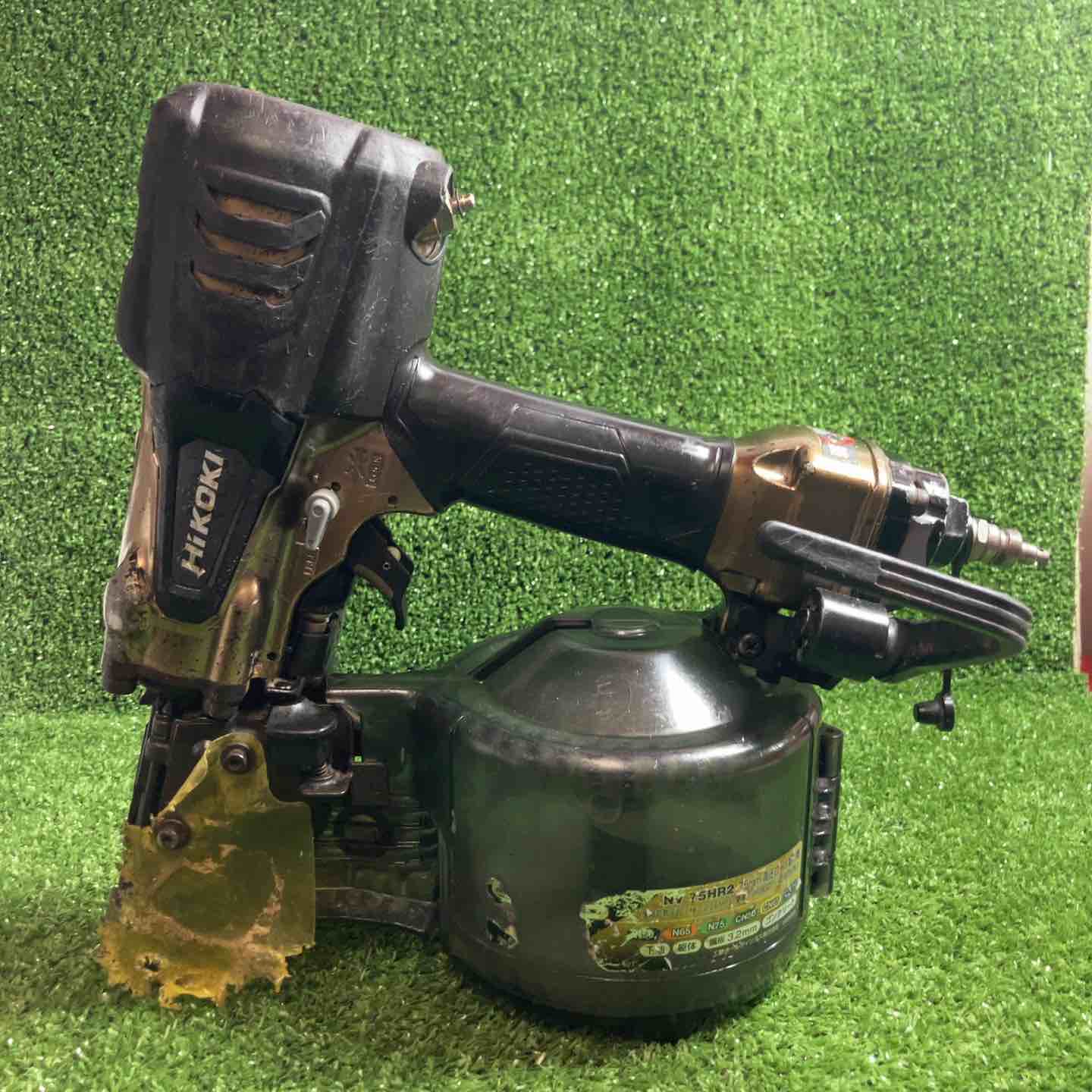 ☆ハイコーキ(HIKOKI ※旧:日立工機) 高圧エア釘打ち機 NV75HR2(S