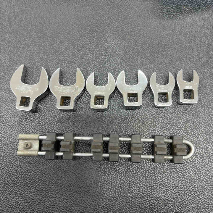 Snap-on スナップオン 3/8クロウフットレンチオープンエンドレンチ FCOM 6個組【八潮店】