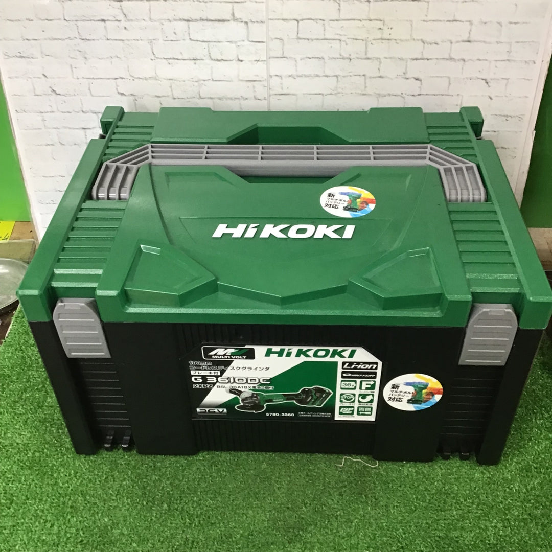 ★ハイコーキ(HIKOKI ※旧:日立工機) 100mmコードレスディスクグラインダ G3610DC(2XPZ)【岩槻店】