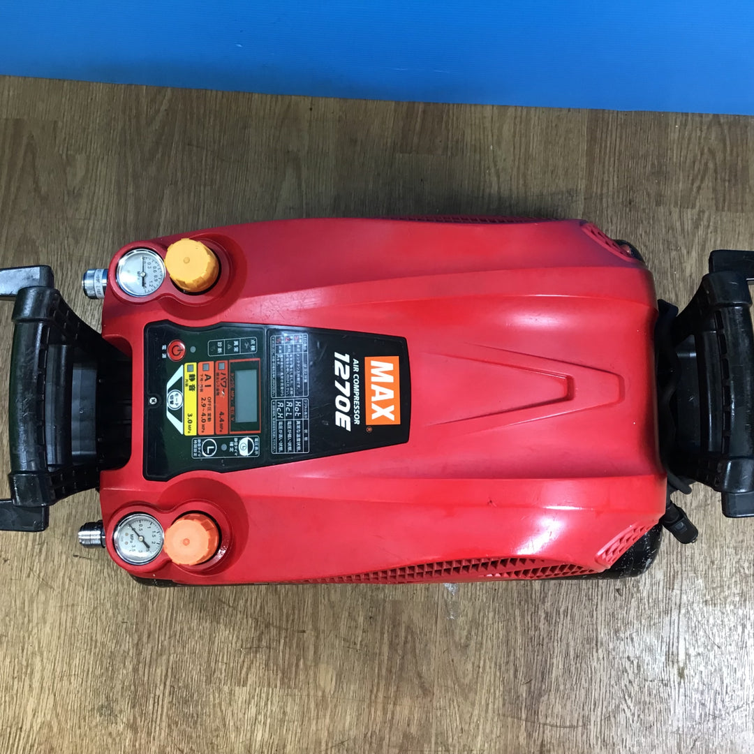★マックス(MAX) エアコンプレッサー AK-HL1270E_レッド【岩槻店】
