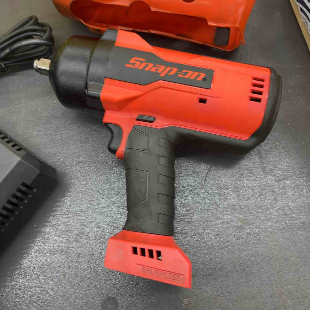 スナップオン 1/2 18V 電動インパクトレンチ セット CT9075 Snap-on 充電式バッテリー1個 充電器1個 【越谷店】
