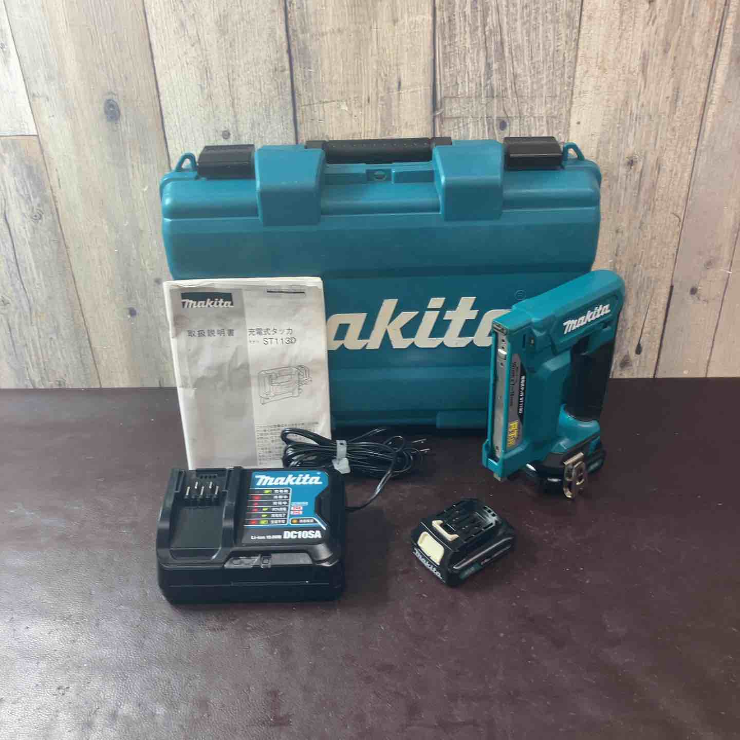 【中古品】 マキタ(makita) RT線専用コードレスタッカ ST113DSH 【東大和店】 中古品】 マキタ(makita) RT線専用コードレスタッカ ST113DSH 【東大和