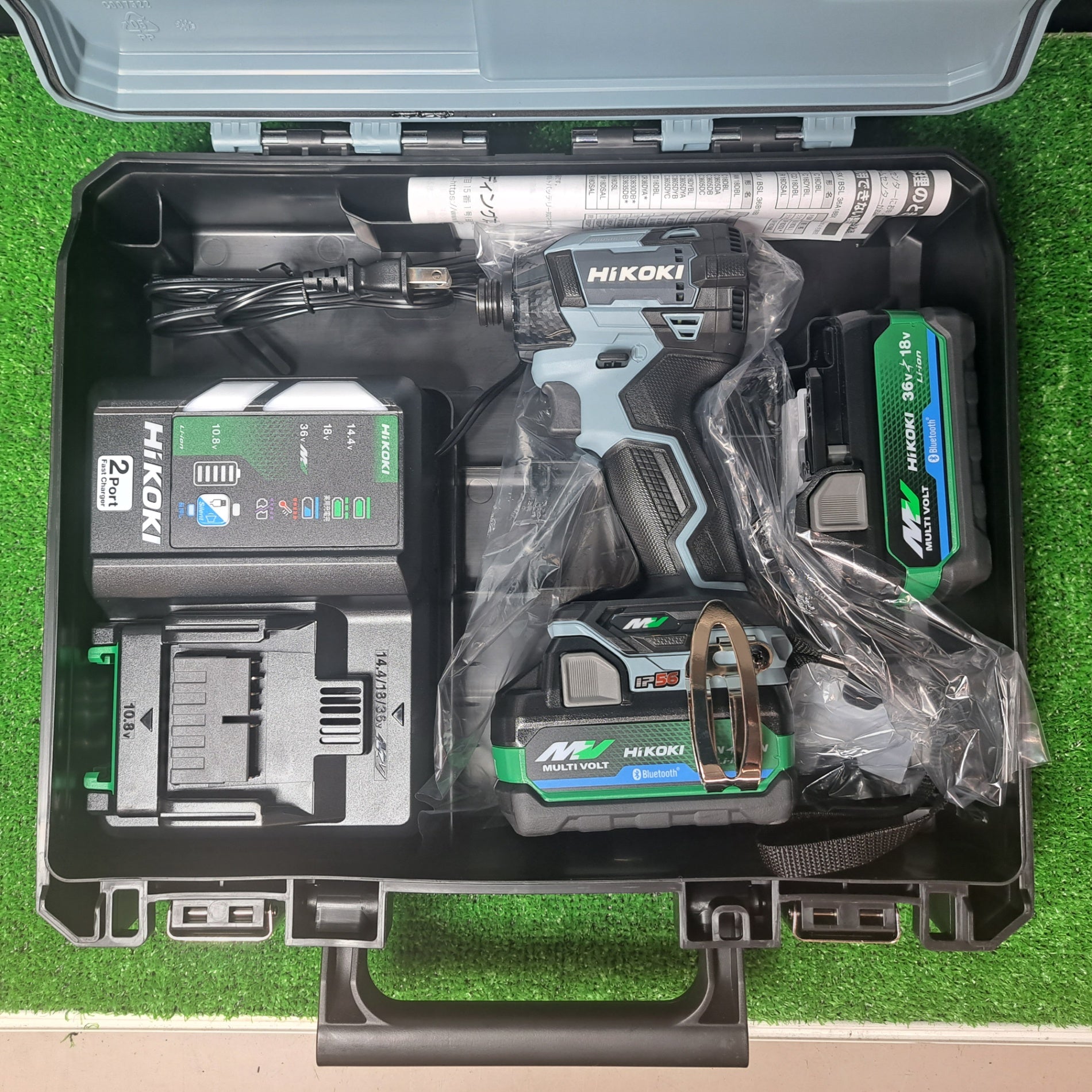 hanairoaiki 6deco 限定カラー モノクロ 新品ハナイロアイキ ハイコーキ/HIKOKI ※旧:日立 コードレスインパクトドライバー WH36DD