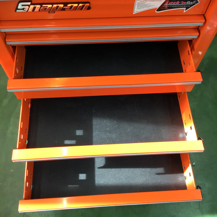 【店頭受取り限定】Snap-On スナップオン KRA2007KCPJK 7段ロールキャブ キャビネット(オレンジ) 工具箱  【桶川店】