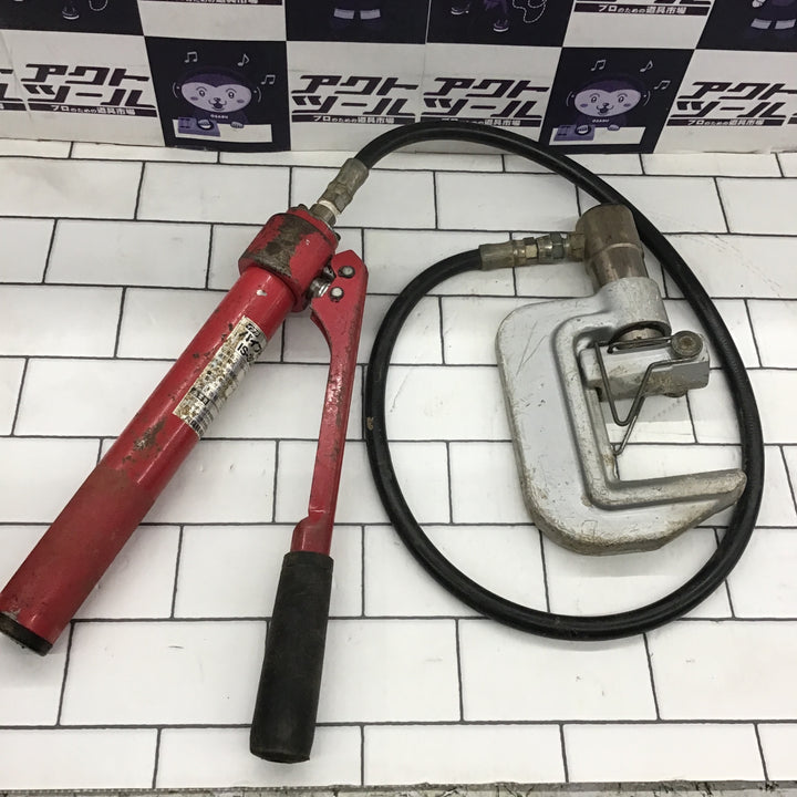 〇育良精機(IKURA) 手動油圧式パイプ圧着機 IS-30AHS 断水機【所沢店】