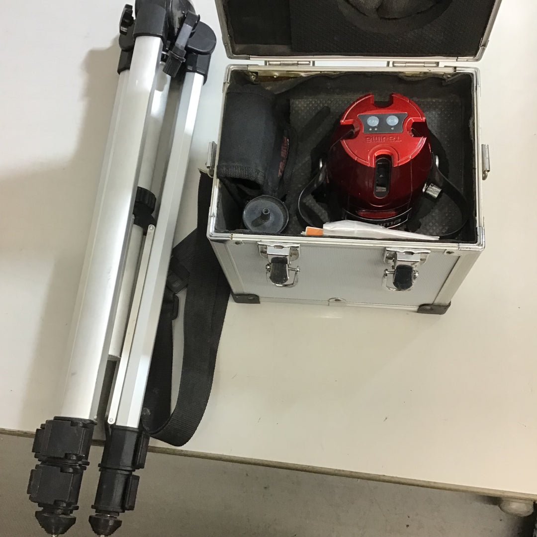 【中古品】○タジマ(Tajima) レーザー墨出し器 矩十字・横  ZERO-KJY 三脚 受光器付【戸田店】