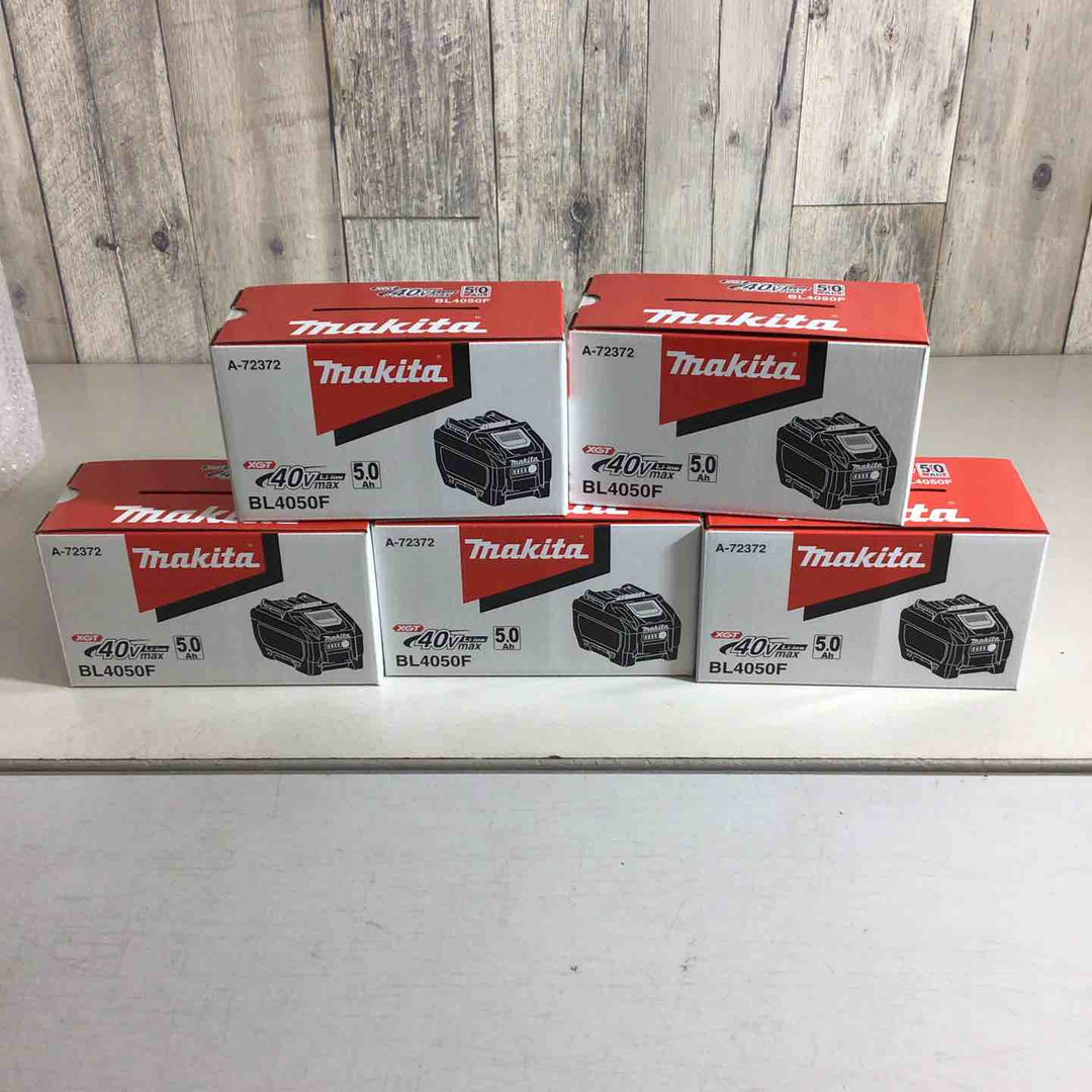 【未使用品】マキタ(makita) リチウムイオンバッテリー 40V/5.0Ah BL4050F 5個セット【戸田店】