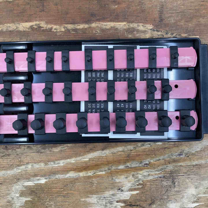 【中古品】▲スナップオン(Snap-on) ソケットトレー ソケットホルダー ピンク 色あせ有【柏店】