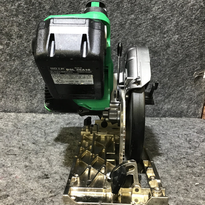 【中古品・バッテリー1個付き!】ハイコーキ(HIKOKI ※旧:日立工機) コードレス丸のこ C3605DC(NN)【桶川店】