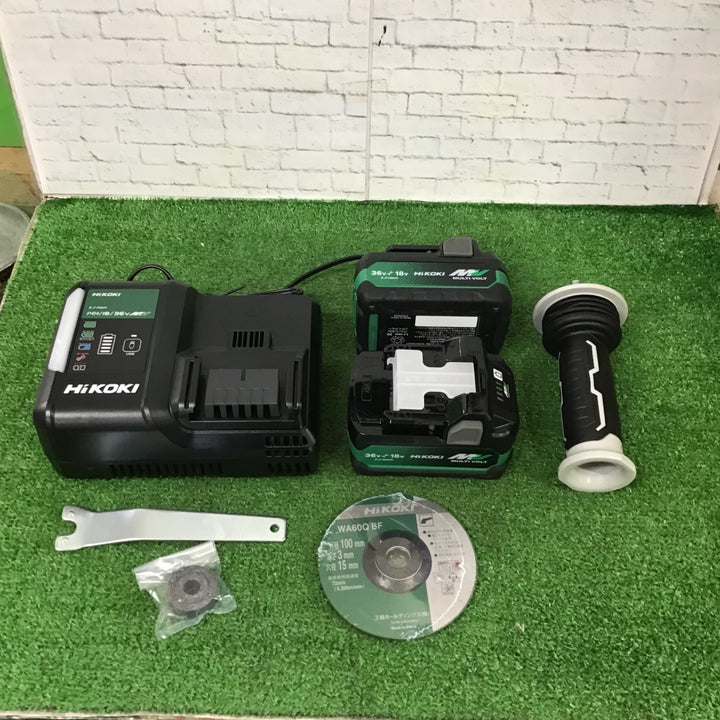 ★ハイコーキ(HIKOKI ※旧:日立工機) 100mmコードレスディスクグラインダ G3610DC(2XPZ)【岩槻店】