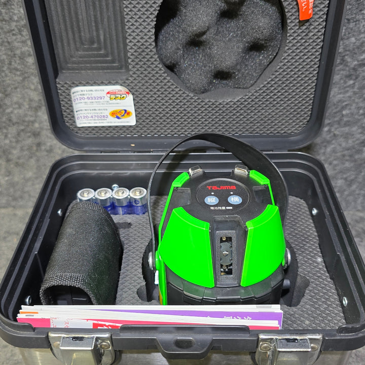 【美品・三脚、受光器付き!※マイナーチェンジ前モデル】タジマ(Tajima) レーザー墨出し器 ZEROG-KJY【桶川店】
