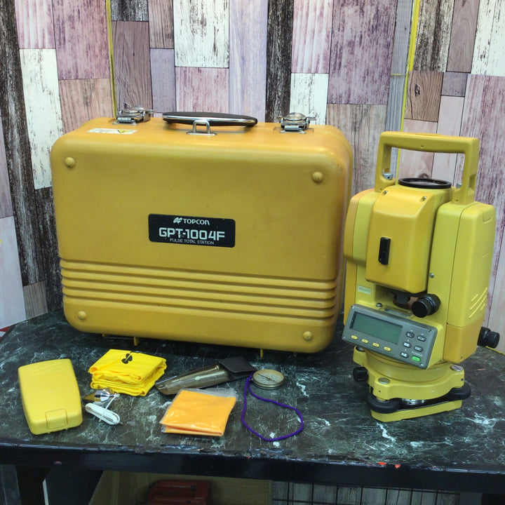 トプコン トータルステーション GPT-1004F ※充電器なし 【八潮店】