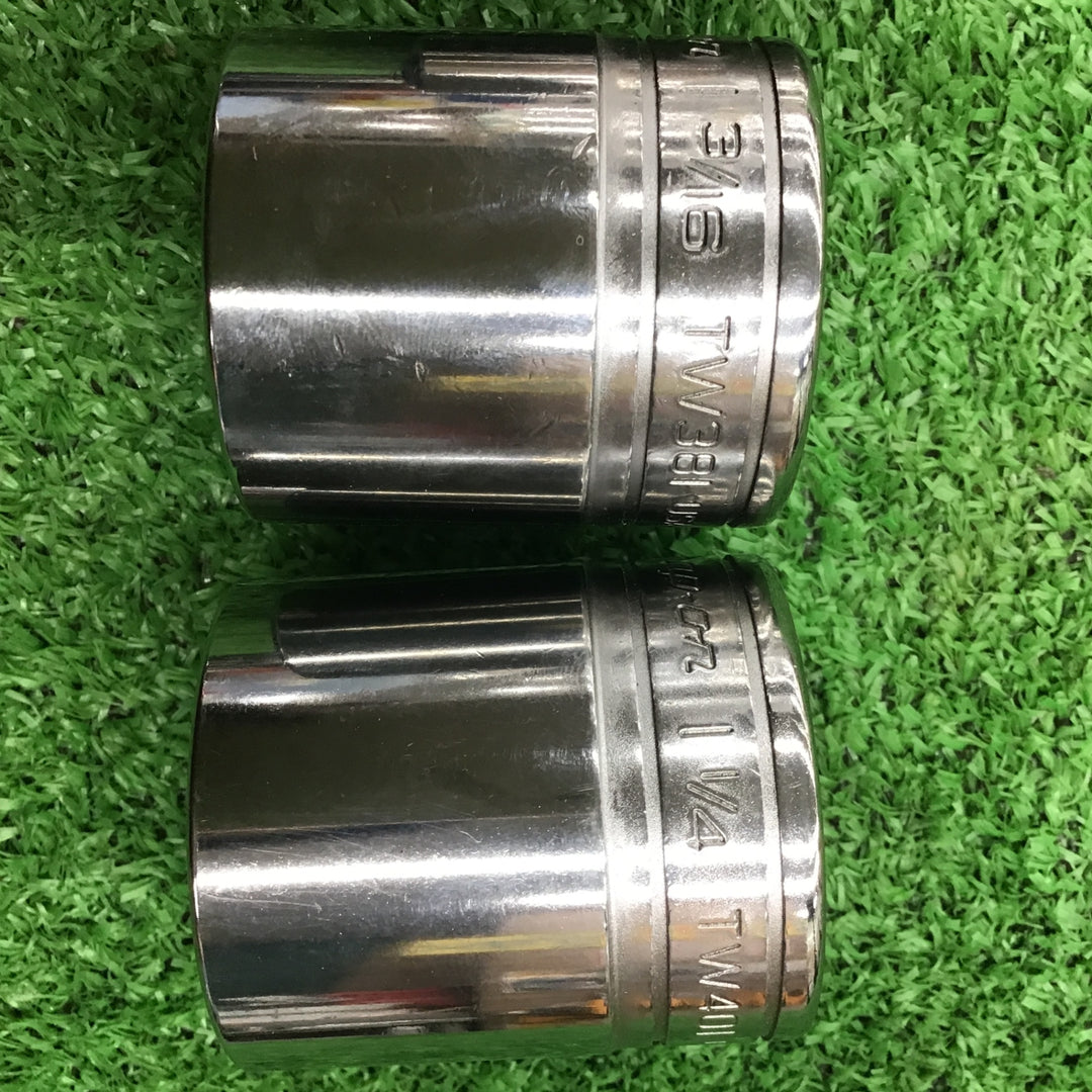 スナップオン(Snap-on) インチサイズ  1/2シャローソケット 5本セット TWシリーズ 【桶川店】