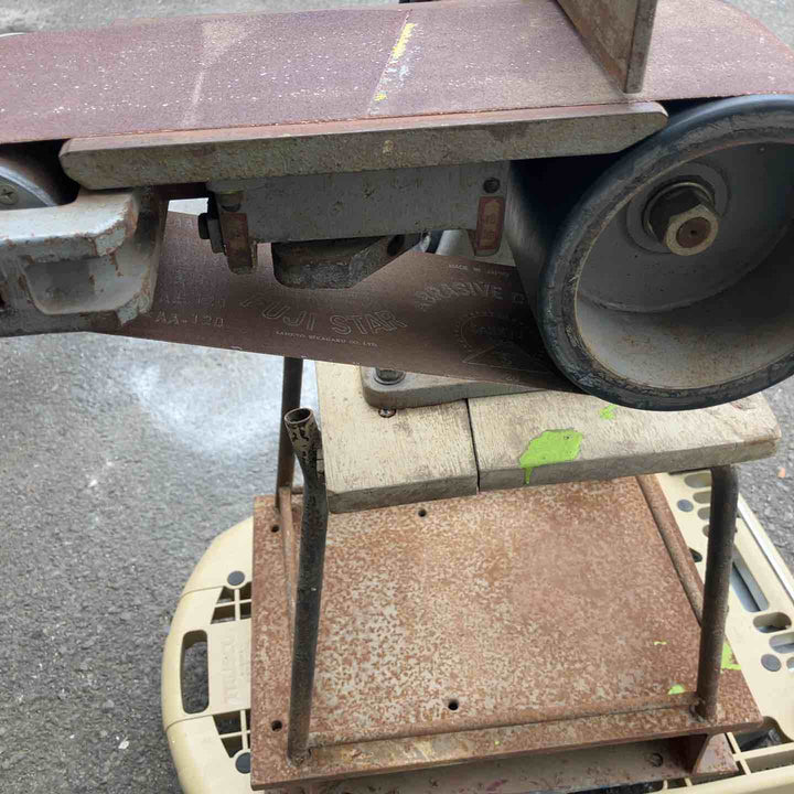 【店頭受取り限定】◇下村電友舎(SHIMOMURA) RESINDER ベルトサンダー SRE-044 三相200V【所沢店】