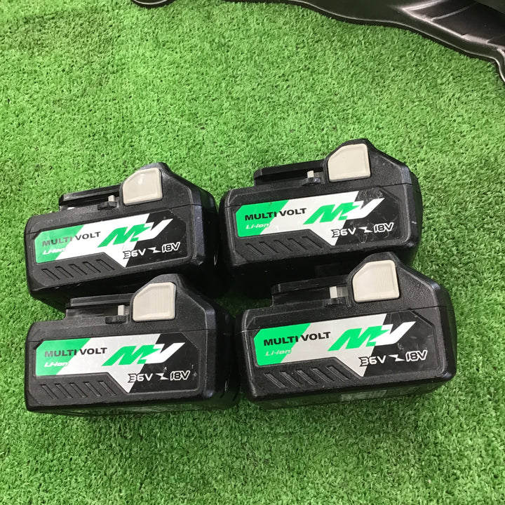 ★ハイコーキ(HIKOKI ※旧:日立工機) コードレス卓上スライド丸のこ C3606DRA バッテリ4個付き!【桶川店】