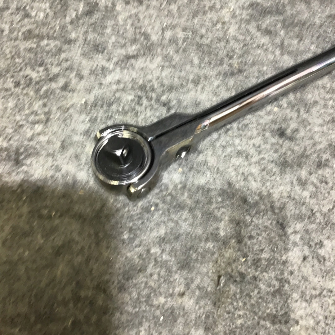 ▼スナップオン/Snap-on 3/8drスイべルヘッドラチェット 差込角:3/8 FHNFD100 旧グリップ パールブルー【桶川店】