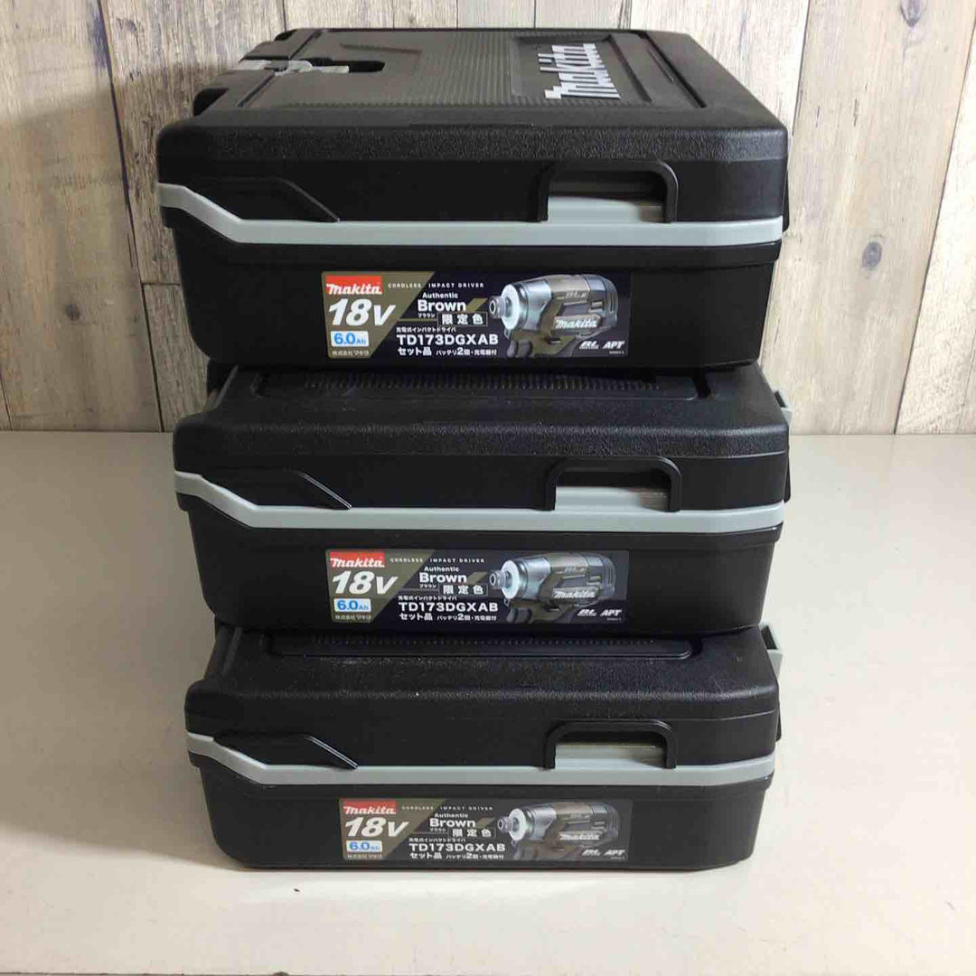 【未使用品】マキタ(makita) コードレスインパクトドライバー TD173DGXAB 3台セット【戸田店】