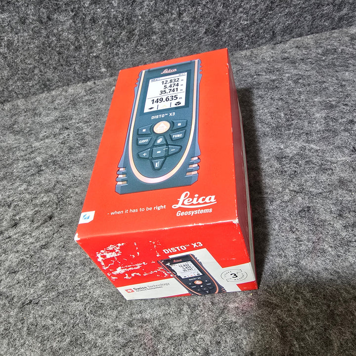 【長期保管未使用品】ライカ(Leica) レーザー距離計 Leica DISTO(ライカ ディスト) X3 PSC認定取得 日本正規品 DISTO-X3【桶川店】