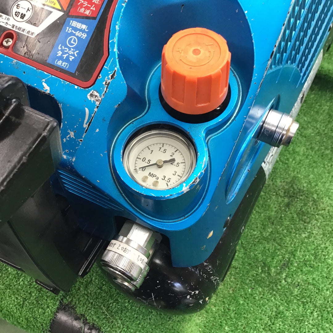 【中古・限定色】 マックス MAX 高圧専用 エアコンプレッサー AK-HH1270E2 ガイアブルー 【桶川店】