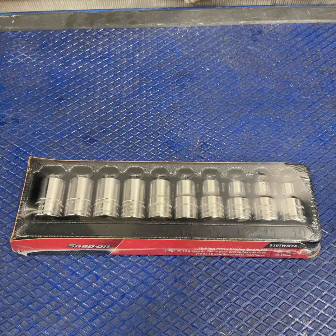 スナップオン(Snap-on) 1/2 シャローソケット ミリ 310TWMYA 10点セット【草加店】