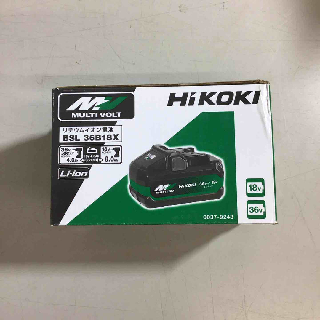 ★ハイコーキ(HIKOKI ※旧:日立工機) リチウムイオンバッテリー 36V/4.0Ah BSL36B18X【戸田店】