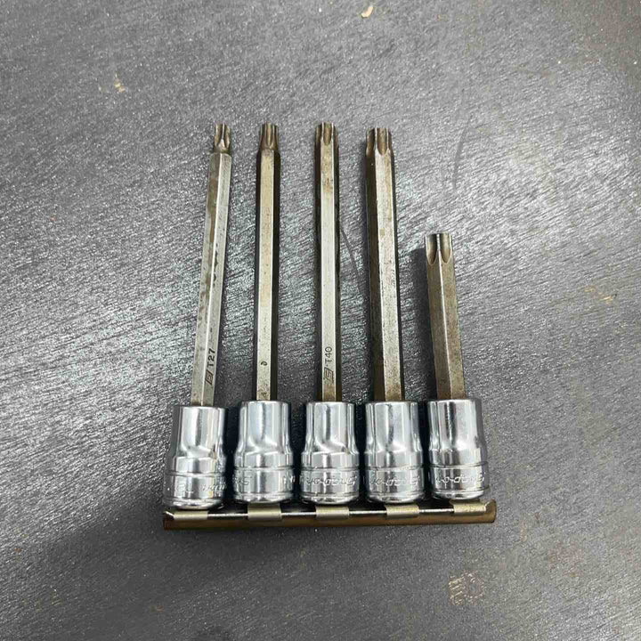 Snap-on スナップオン 3/8トルクスソケット FTXL27E.30E.40E.45E.50E ※5点セット 【越谷店】