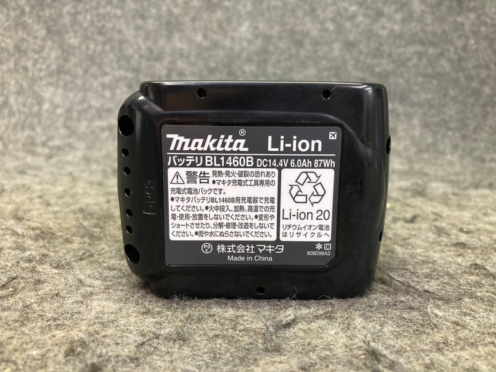 【未使用】 マキタ makita 14.4V/6.0Ah リチウムイオンバッテリー BL1460B 【桶川店】