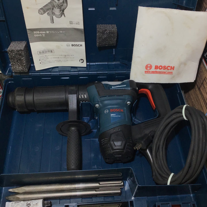 【中古品・ブルポイントおまけ付き!】ボッシュ(BOSCH) SDSmax電動ハンマー GSH5 【桶川店】