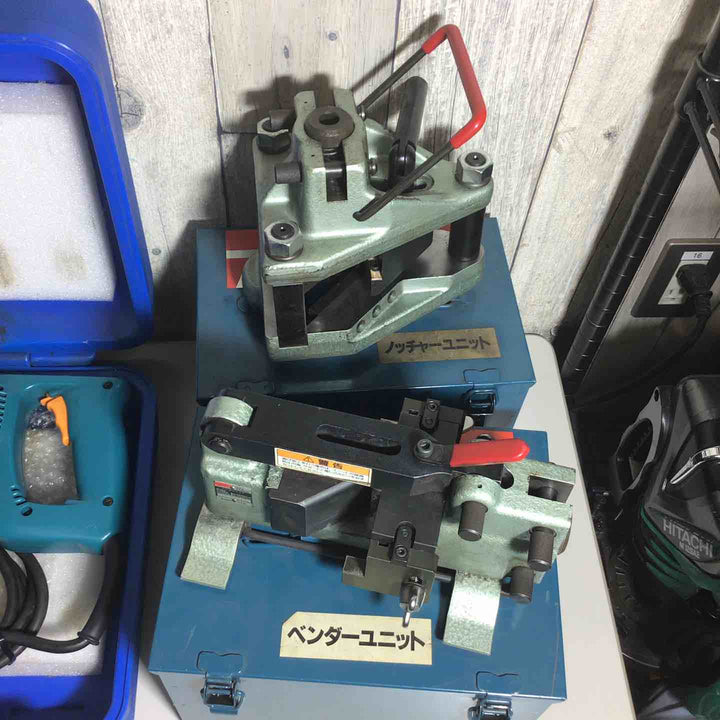 【美品】 マキタ makita アングル加工機 AK650 ノッチャーユニット AK650N、ベンダーユニット AK650B アングル加工 【戸田店】