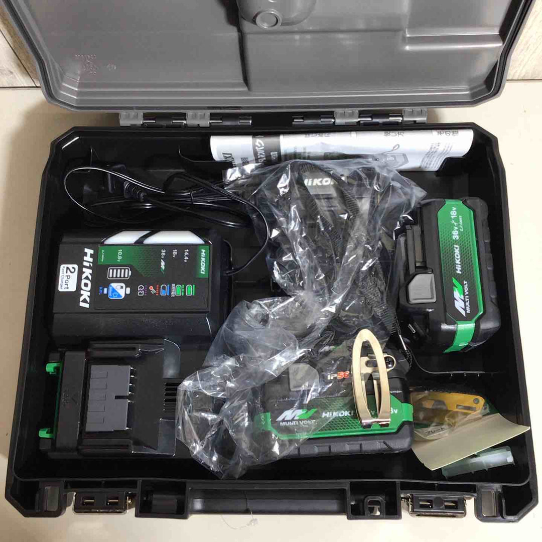 ★ハイコーキ(HIKOKI ※旧:日立工機) コードレスインパクトドライバ ストロングブラック WH36DD(2XHBSZ)【戸田店】