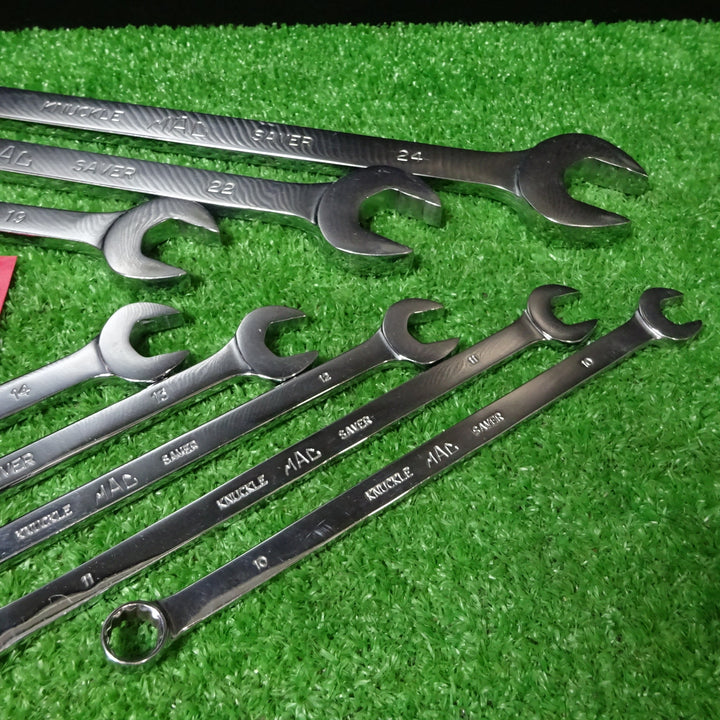 マックツール/MACTOOLS ナックルセーバー コンビネーションレンチ8本セット 10mm~24mm【岩槻店】