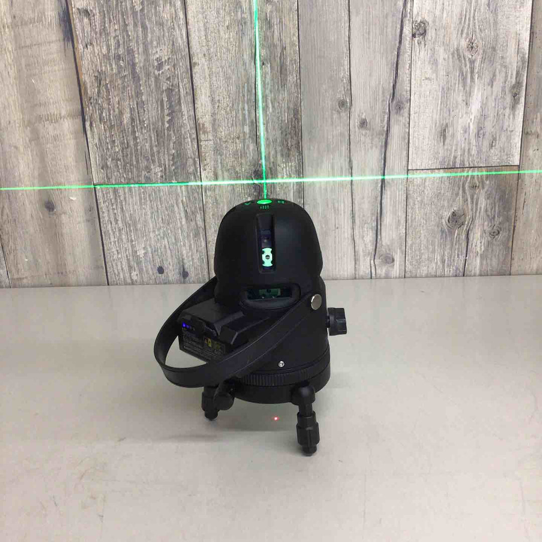 【中古品】◇VOICE レーザー墨出し器 フルライングリーンレーザー Model-G8 バッテリー2個 受光器三脚なし【戸田店】