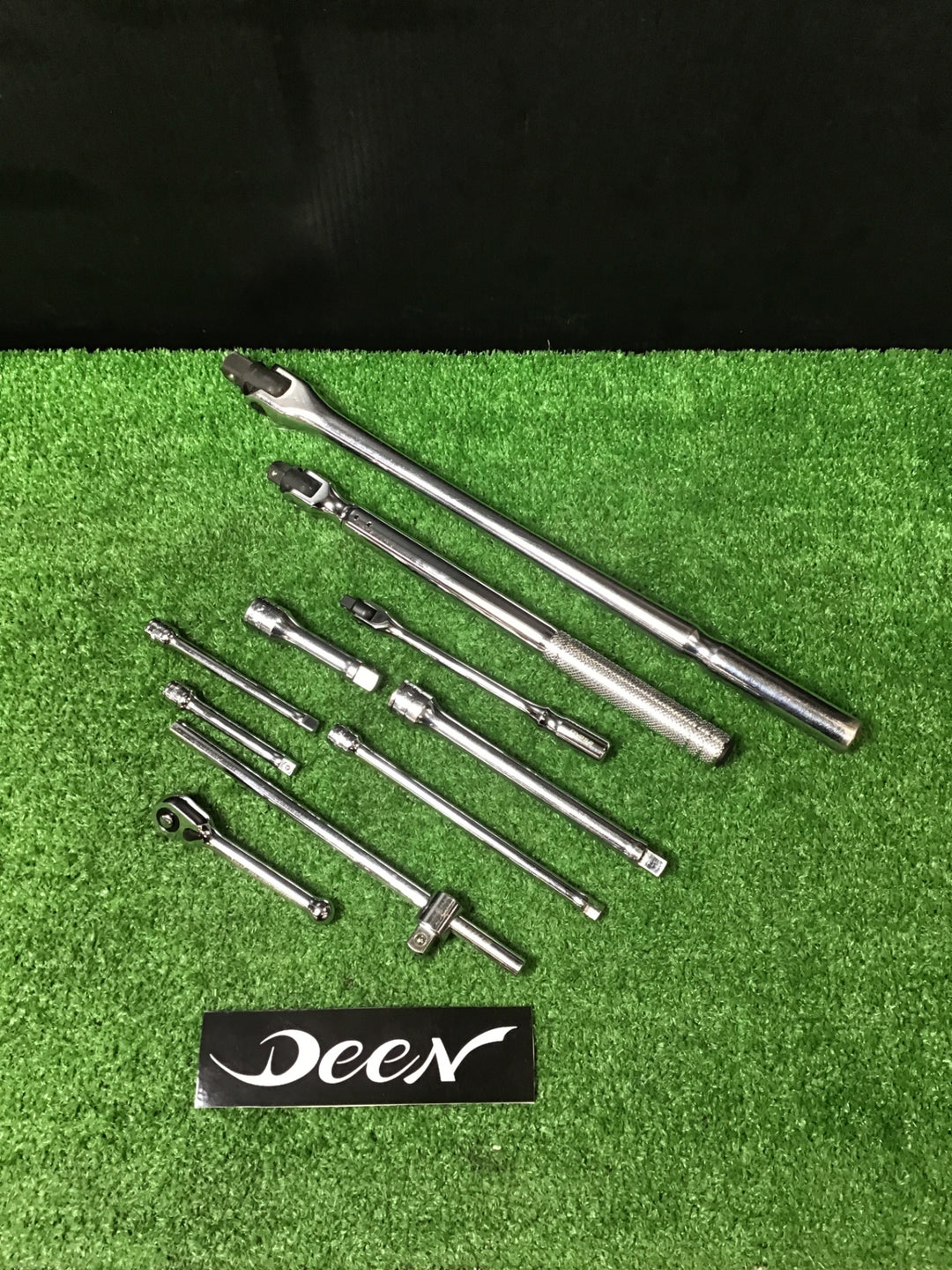 ディーン/DeeN 伸縮式スピンナーハンドル、ラチェット、エクステンションバー 10本セット DNBS3-1016,DNBH3,DNR2-04P【岩槻店】