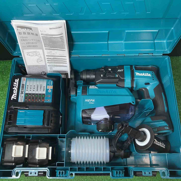 【中古品】★マキタ(makita) コードレスハンマドリル HR182DRGXV【岩槻店】