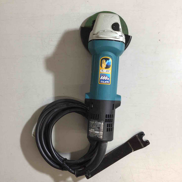 ☆マキタ(makita) ディスクグラインダ 低速高トルク ブレーキ付 100mm 9533BLA【戸田店】