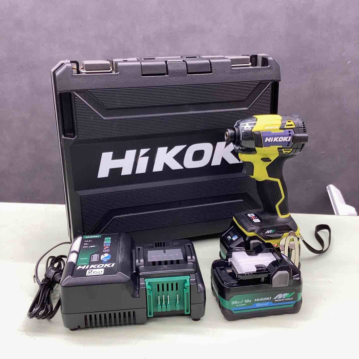 ★ハイコーキ(HIKOKI ※旧:日立工機) コードレスインパクトドライバ スパイダーイエロー WH36DD(2XHYSZ)【越谷店】