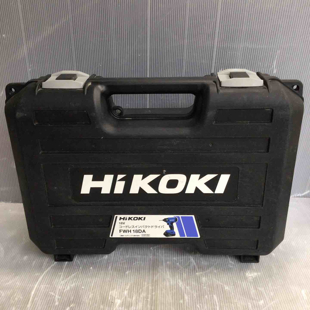 ◇ハイコーキ(HIKOKI ※旧:日立工機) コードレスインパクトドライバ FWH18DA(2BG)【草加店】