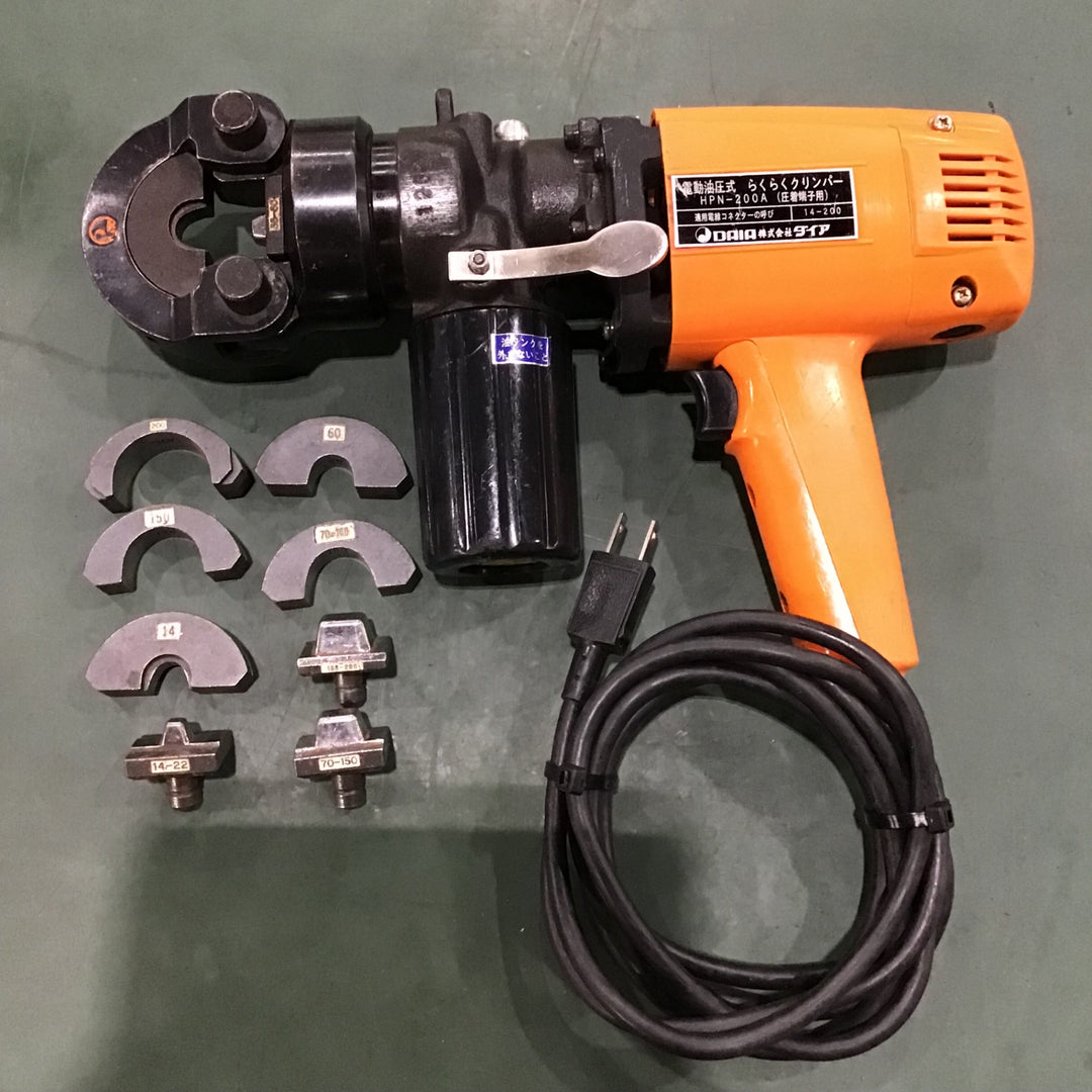 ダイア 電動油圧圧着機 HPN-200A【川口店】