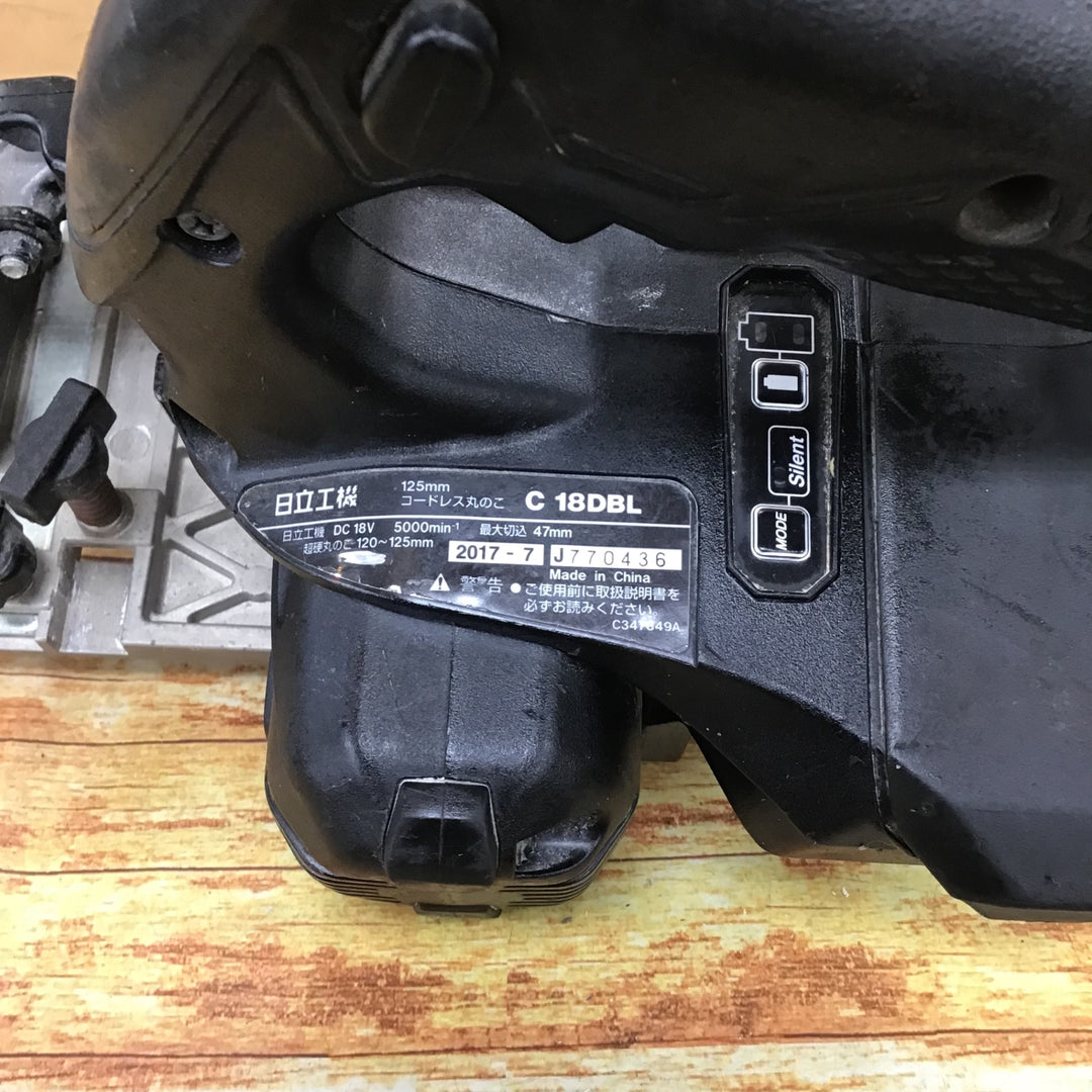 ★ハイコーキ(HIKOKI ※旧:日立工機) コードレス丸のこ C18DBL(NNB)【川崎店】
